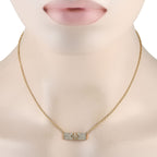Exclusive 14K Yellow Gold 0.55ct Diamond Necklace