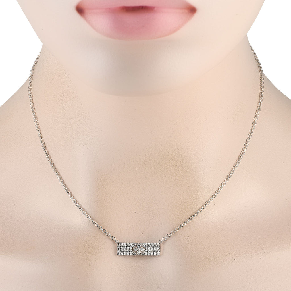 Exclusive 14K White Gold 0.55ct Diamond Necklace