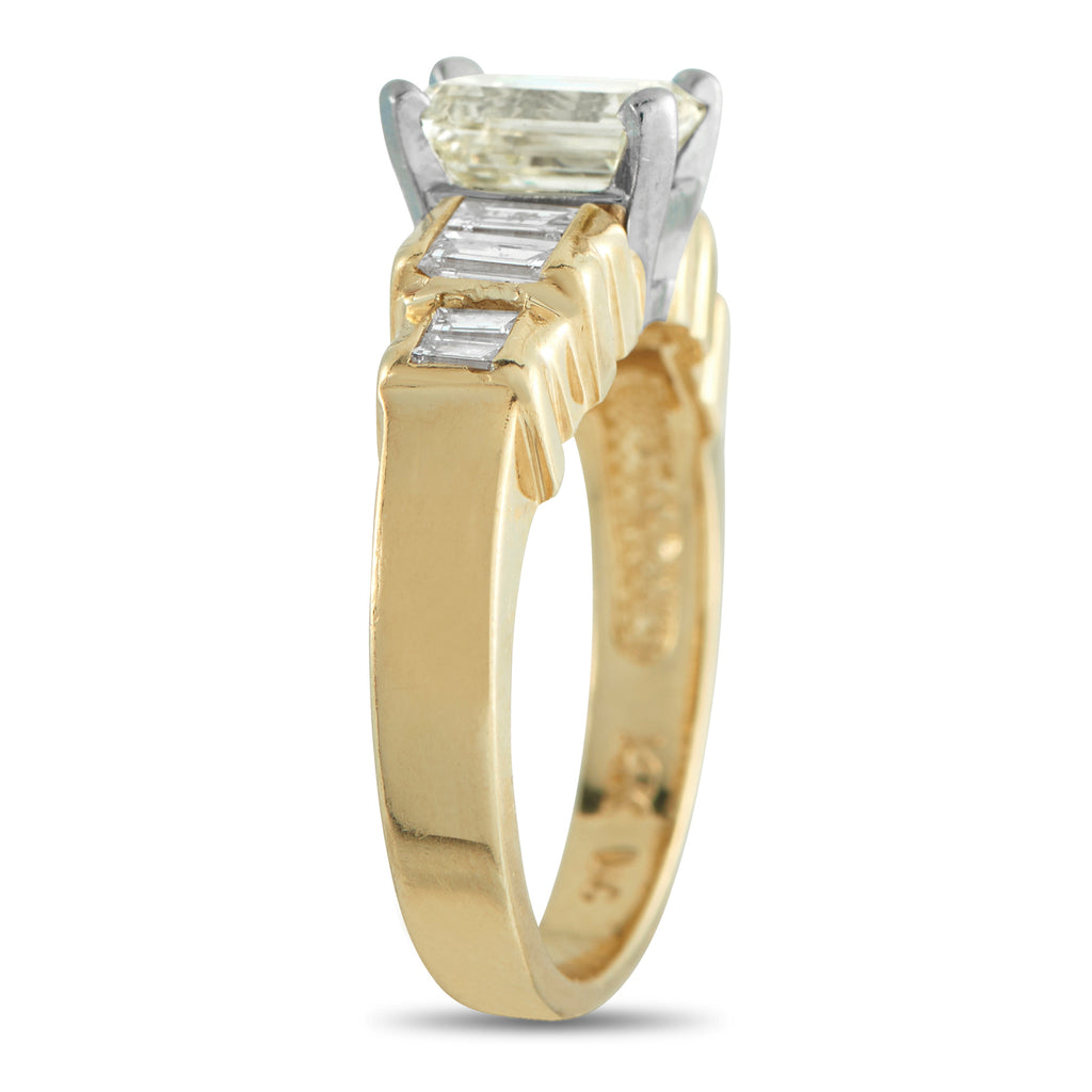 14K Yellow Gold 1.70ct Diamond Ring