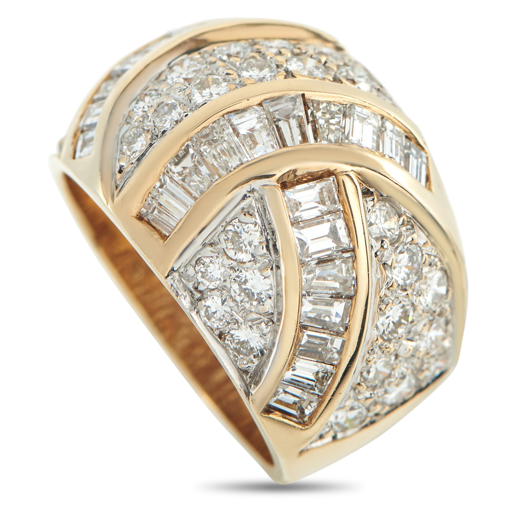 14K Yellow Gold 2.35ct Diamond Ring