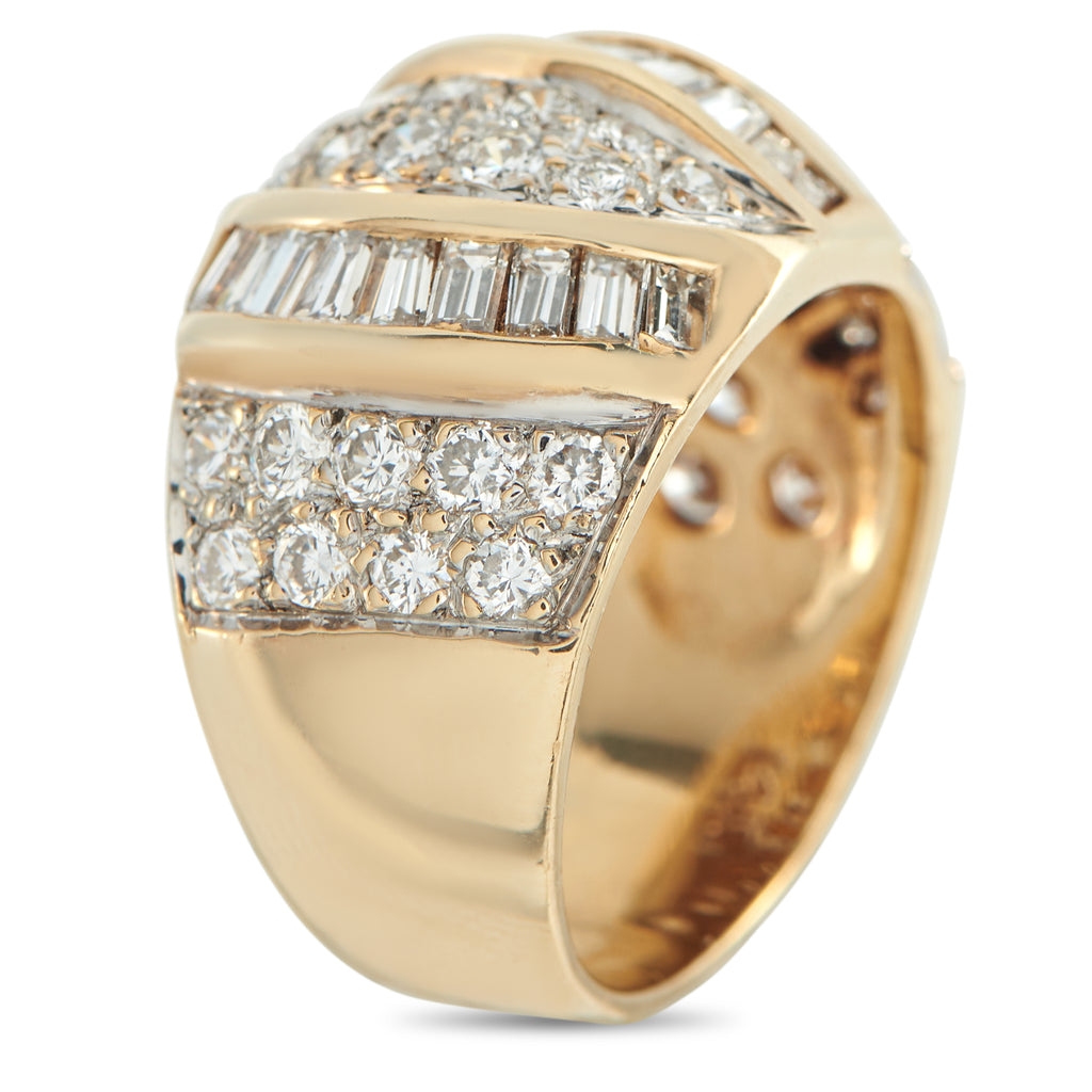 14K Yellow Gold 2.35ct Diamond Ring