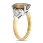 14K Yellow Gold 5.70ct Diamond Ring