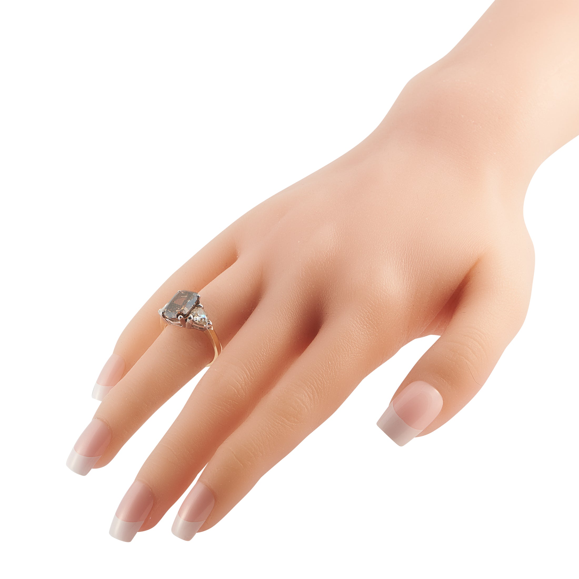 14K Yellow Gold 5.70ct Diamond Ring