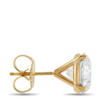 14K Yellow Gold 5.0ct Lab-Grown Diamond Stud Earrings