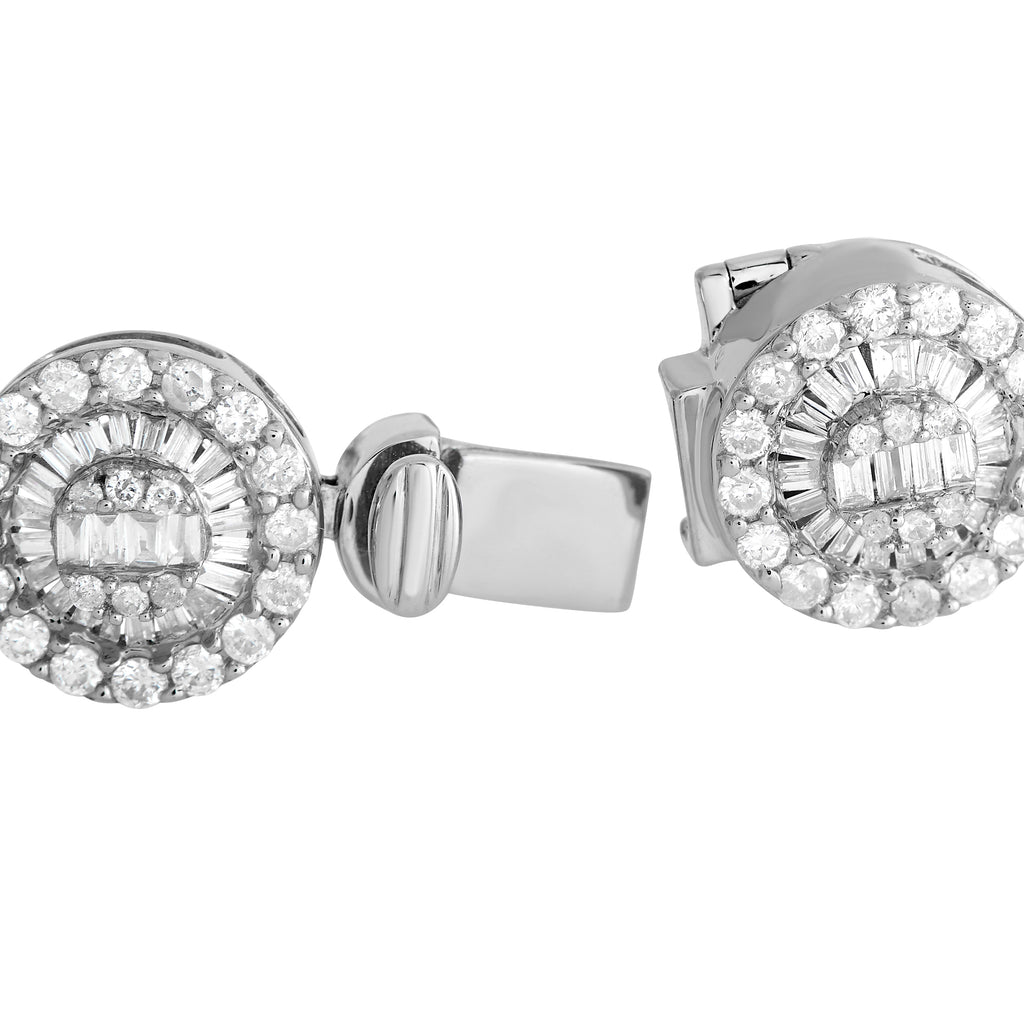 18K White Gold 7.30ct Diamond Bracelet