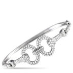 Exclusive 18K White Gold 1.85ct Diamond Bracelet – This luxurious 18K white gold bracelet is designed to catch the light and 