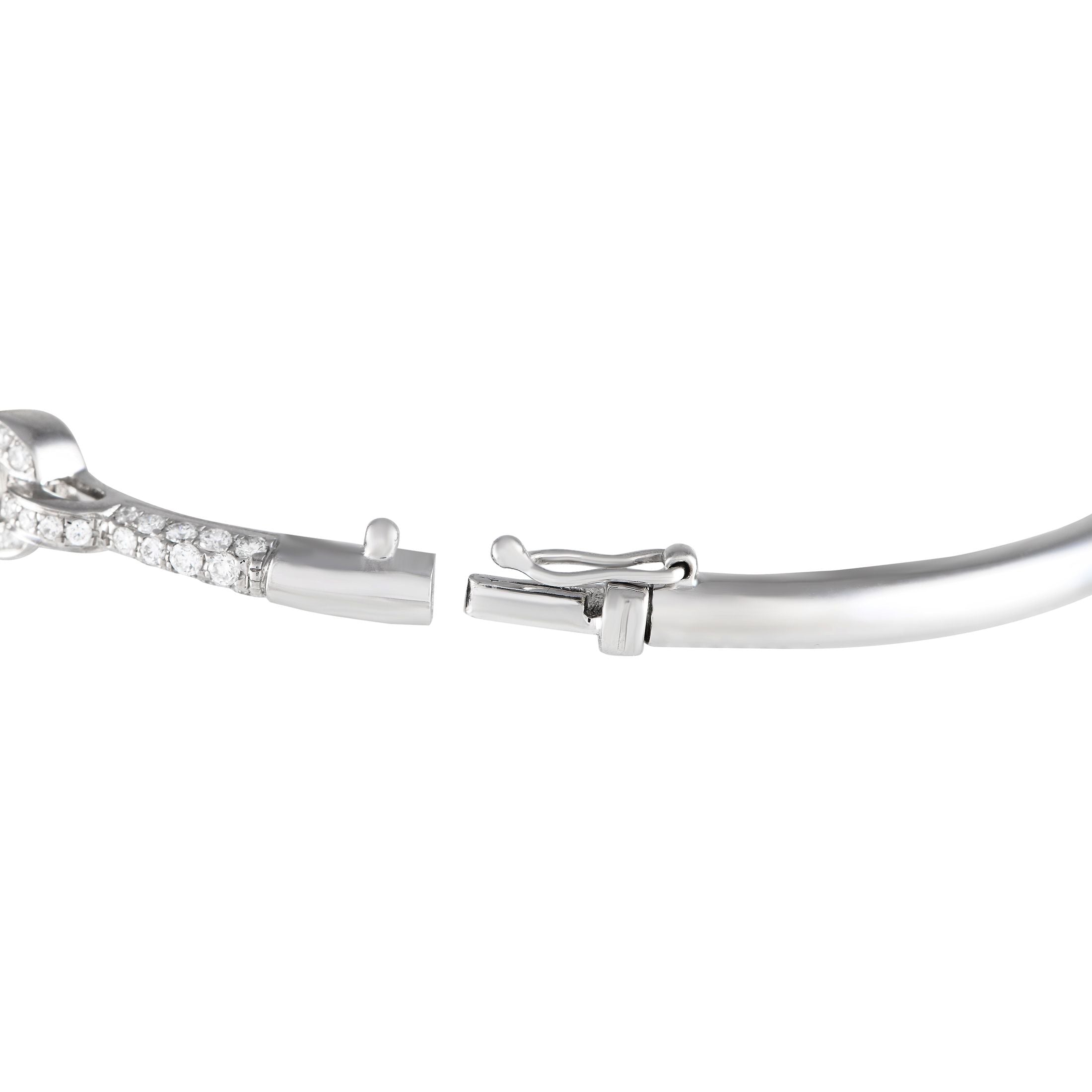 Exclusive 18K White Gold 1.85ct Diamond Bracelet