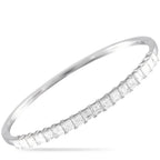 18K White Gold 4.0ct Diamond Bracelet