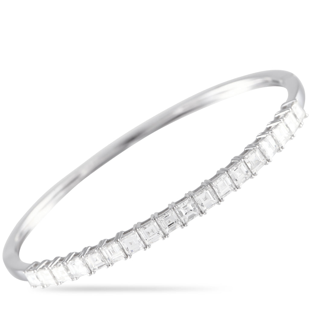 Exclusive 18K White Gold 4.0ct Diamond Bracelet