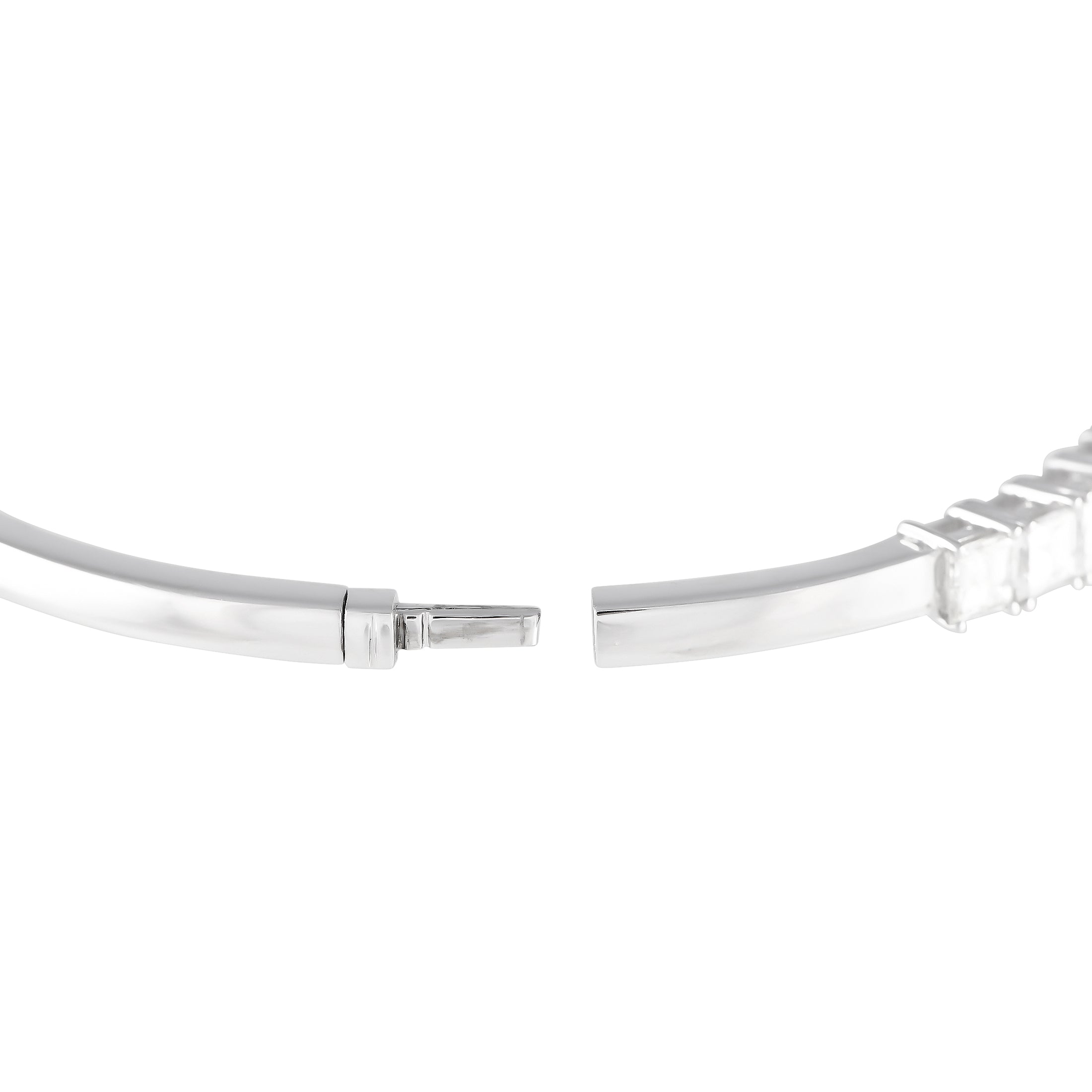 18K White Gold 4.0ct Diamond Bracelet