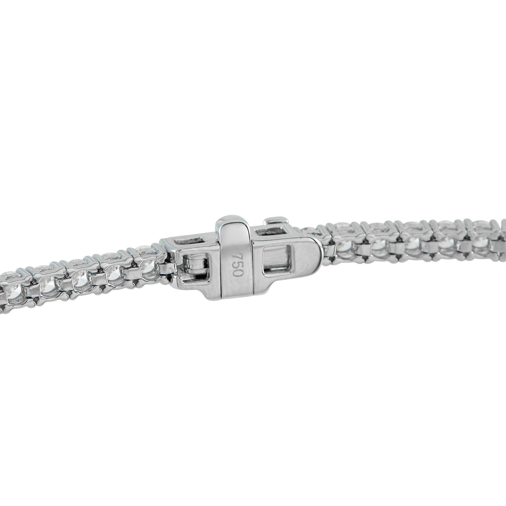 18K White Gold 2.90ct Diamond Tennis Bracelet