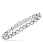 18K White Gold 13.40ct Diamond Bracelet