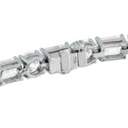 18K White Gold 19.85ct Diamond Tennis Bracelet