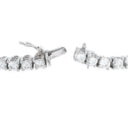 18K White Gold 6.35ct Diamond Tennis Bracelet