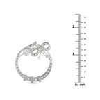18K White Gold 1.50ct Diamond Brooch
