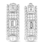 18K White Gold 2.25ct Diamond Earrings