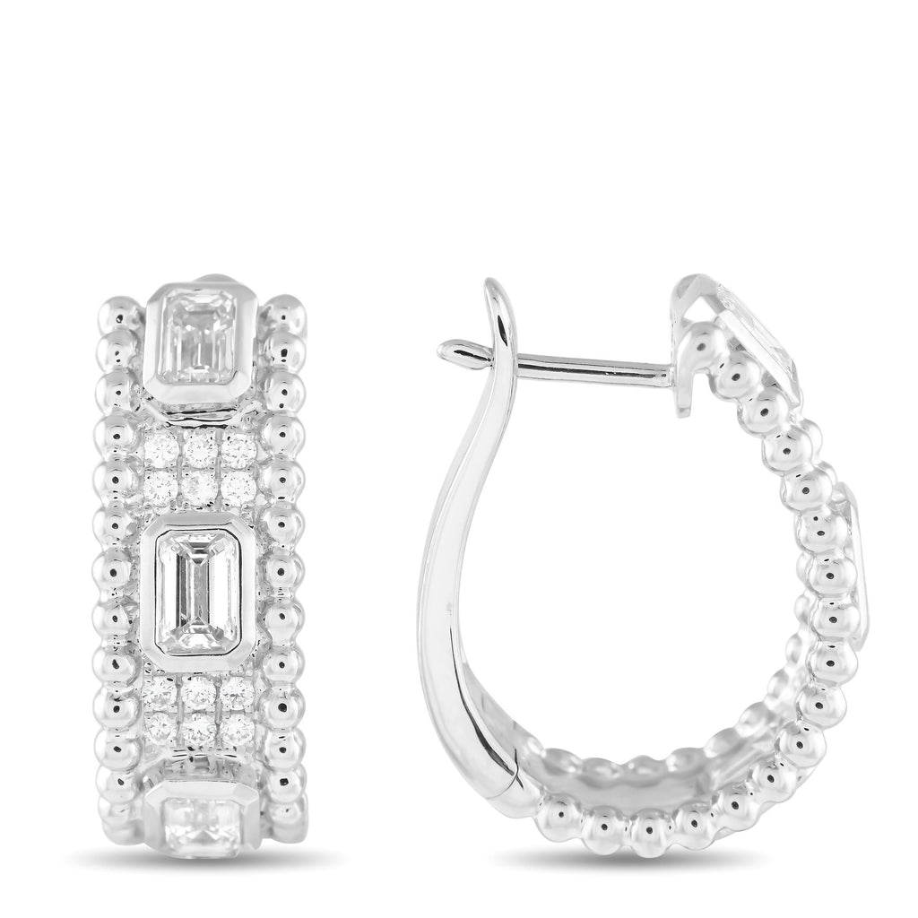 Exclusive 18K White Gold 2.25ct Diamond Earrings
