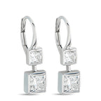 18K White Gold 1.92ct Diamond Earrings