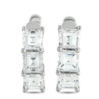 18K White Gold 1.70ct Diamond Earrings
