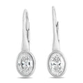 18K White Gold 1.02ct Diamond Earrings