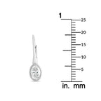 18K White Gold 1.02ct Diamond Earrings