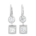 18K White Gold 2.04ct Diamond Earrings