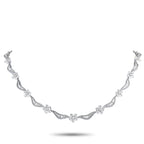 18K White Gold 18.80ct Diamond Necklace