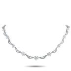 Exclusive 18K White Gold 18.80ct Diamond Necklace NK01081 – A breathtaking array of diamonds with a total weight of 18