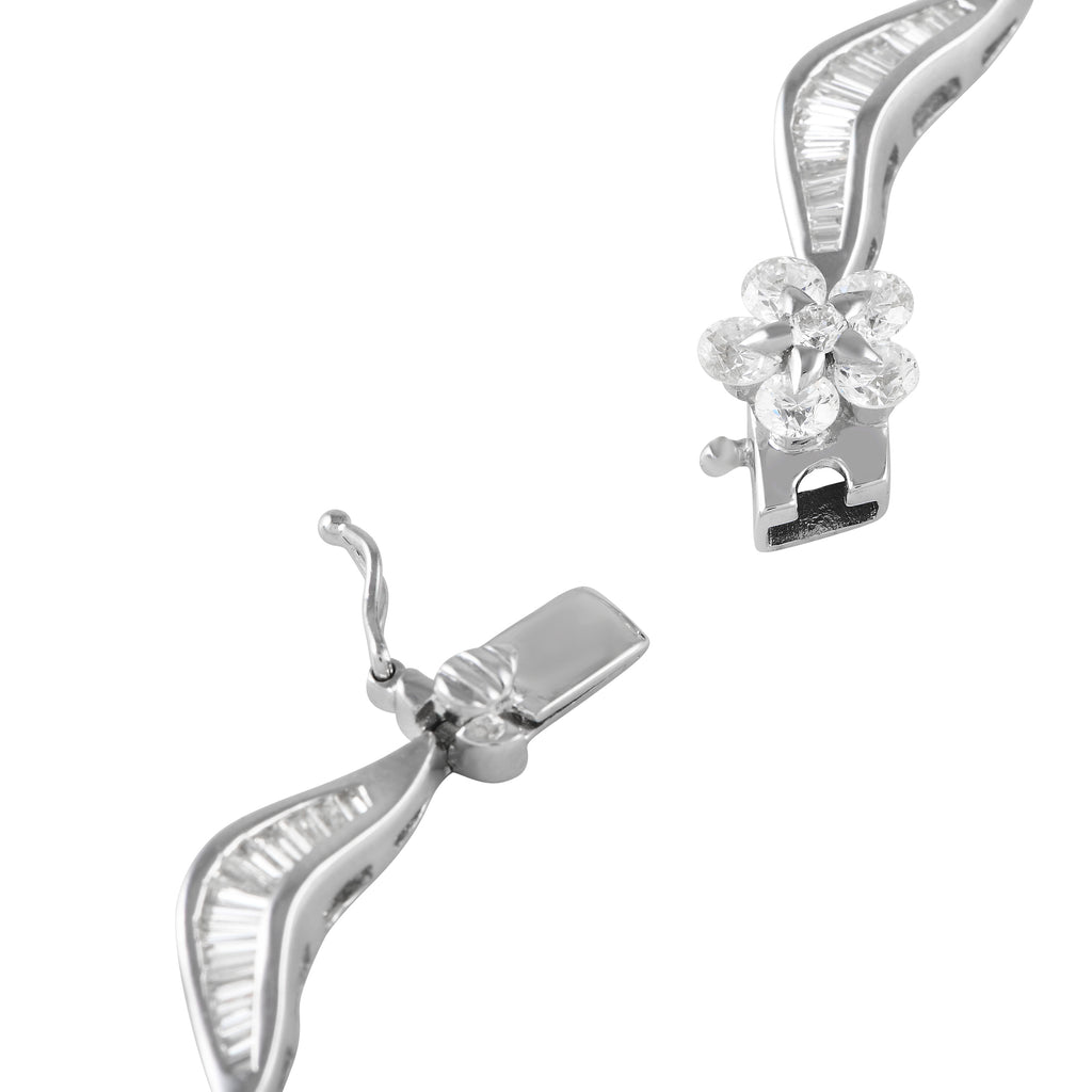 18K White Gold 18.80ct Diamond Necklace