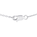 18K White Gold 0.65ct Diamond Butterfly Necklace