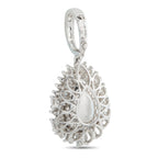 18K White Gold 2.80ct Diamond Pendant