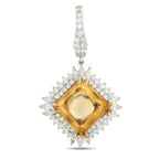 Exclusive  18K White Gold 4.52ct Diamond Pendant