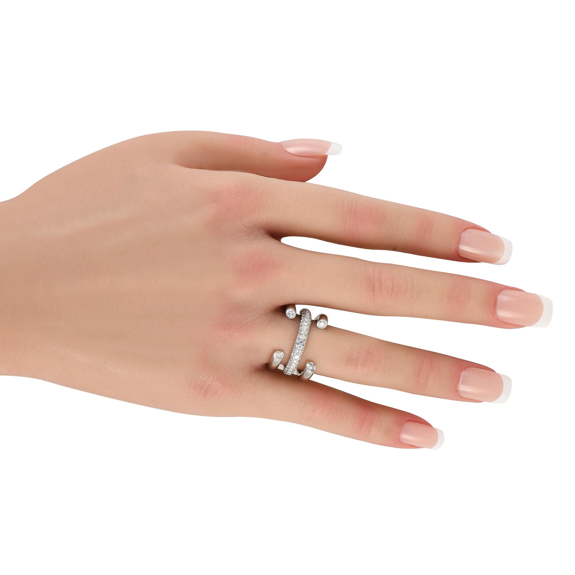 Exclusive 18K White Gold 1.40ct Diamond Ring