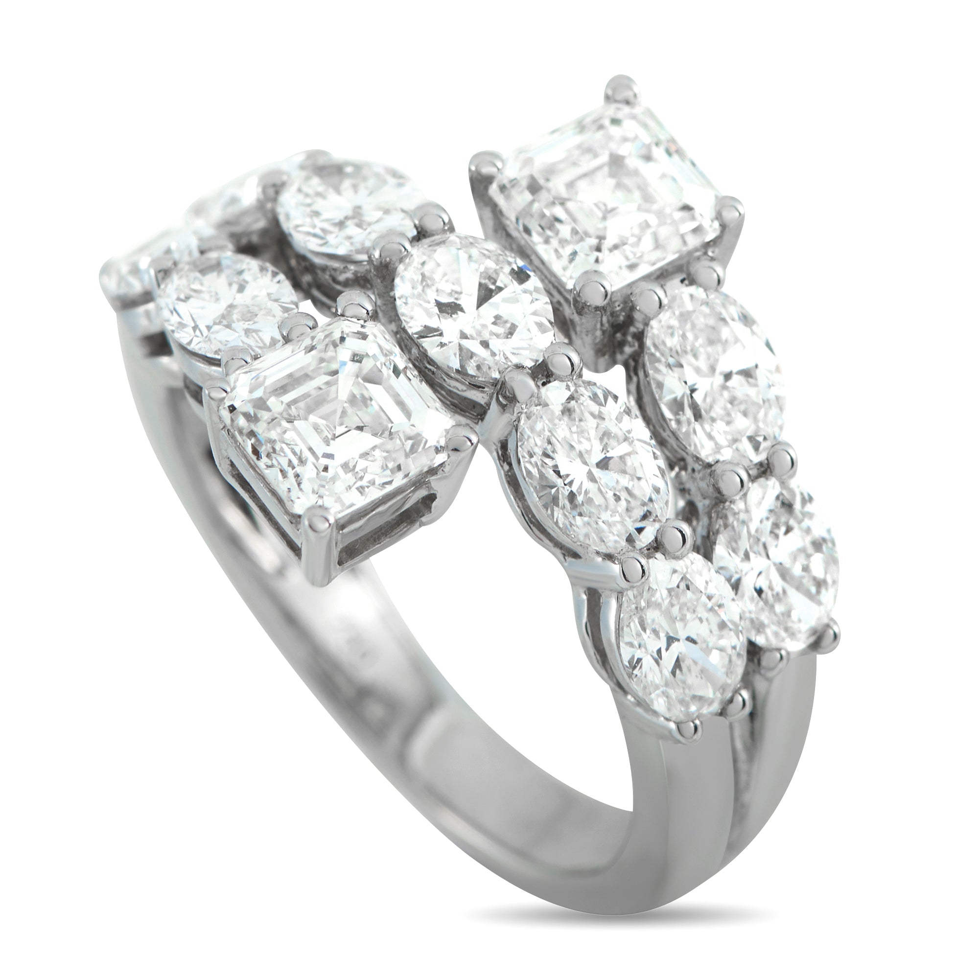 18K White Gold 3.75ct Diamond Ring