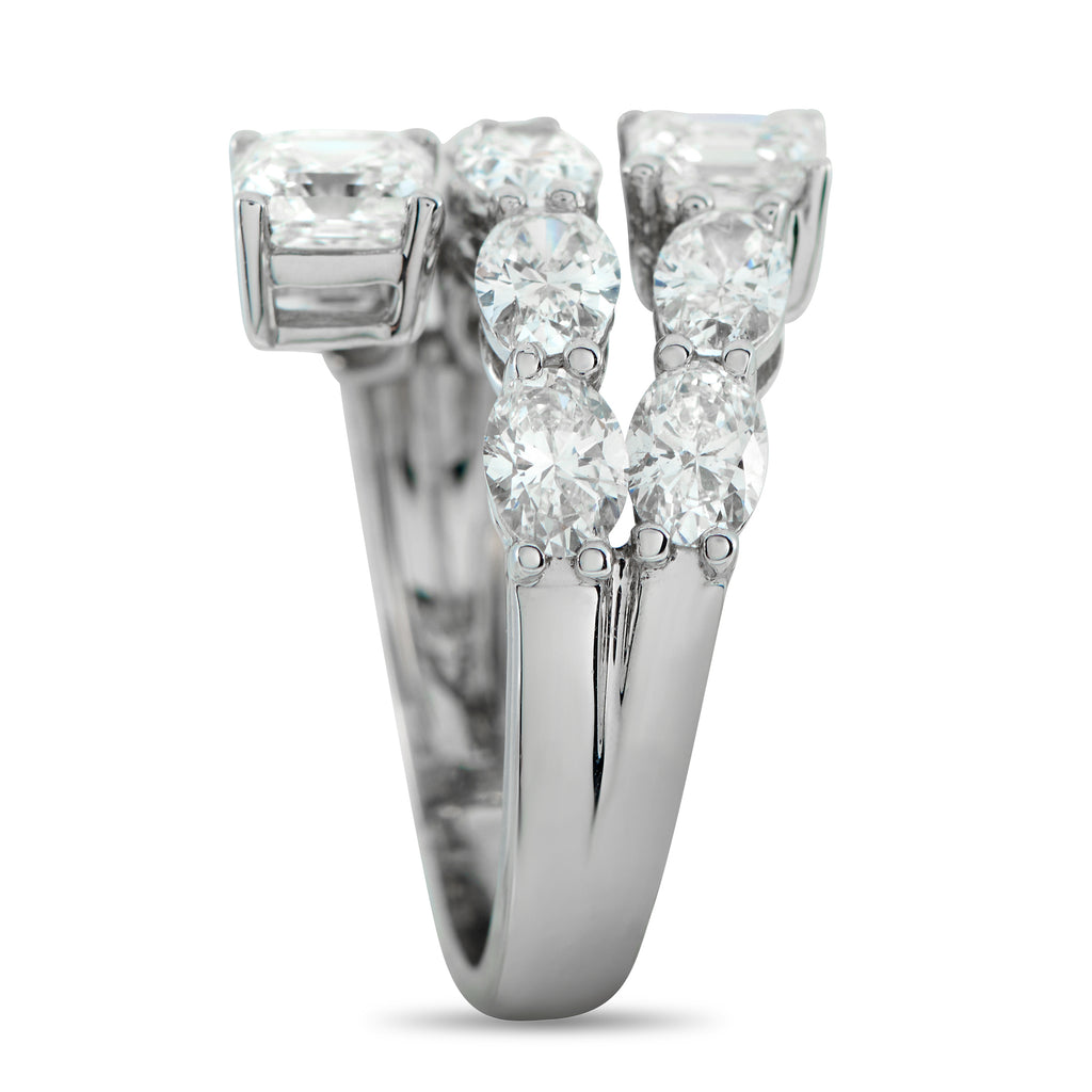 18K White Gold 3.75ct Diamond Ring