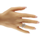 18K White Gold 3.75ct Diamond Ring