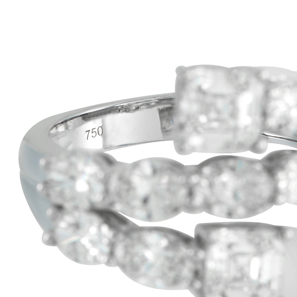 18K White Gold 3.75ct Diamond Ring