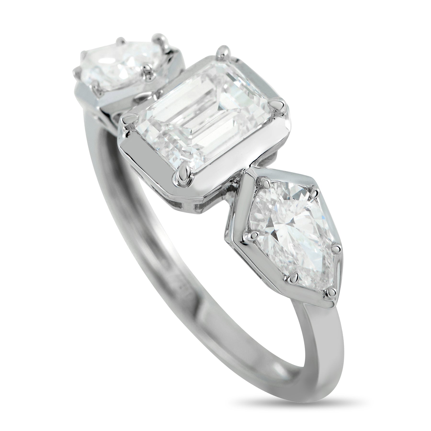 18K White Gold 1.76ct Diamond Ring