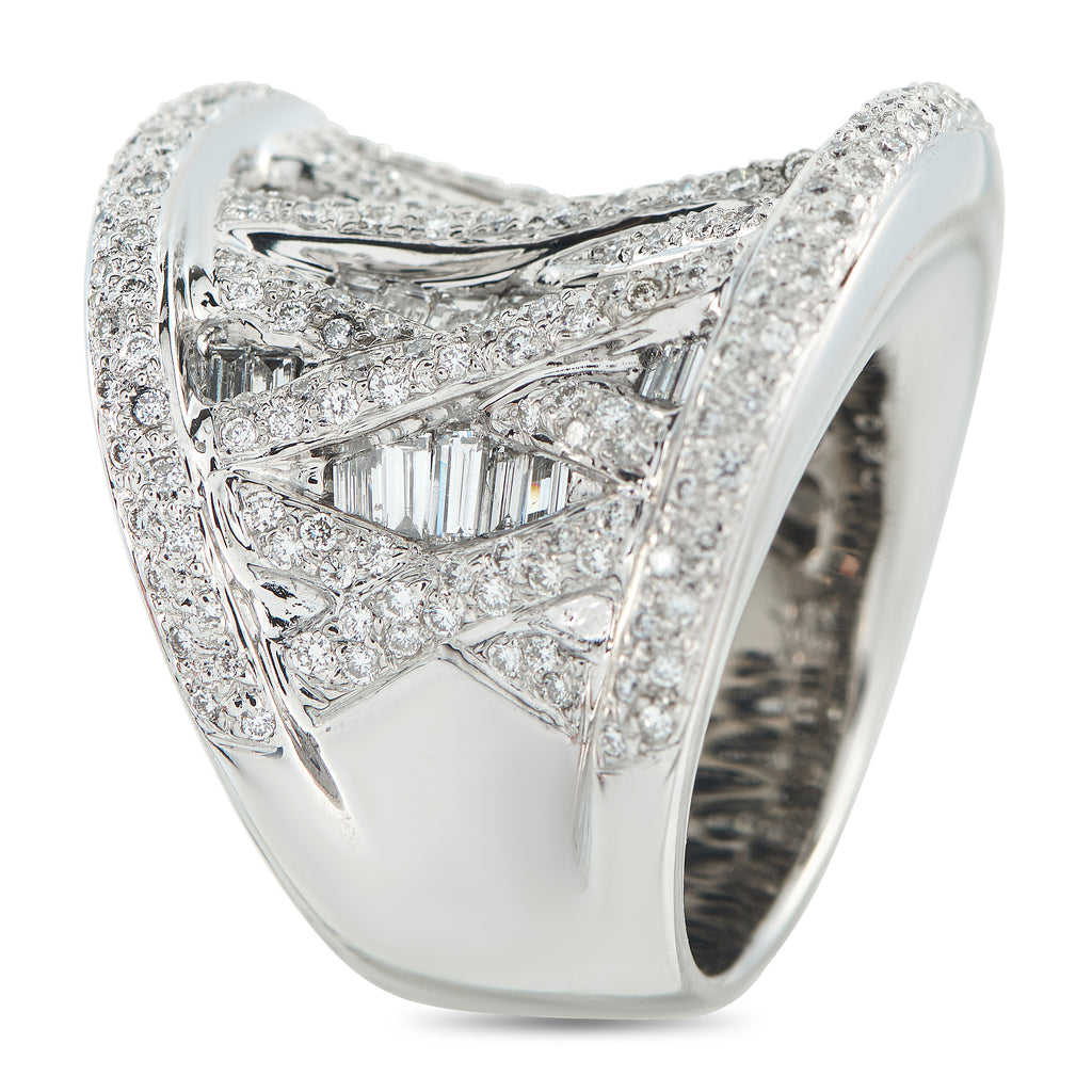 18K White Gold 5.0ct Diamond Ring