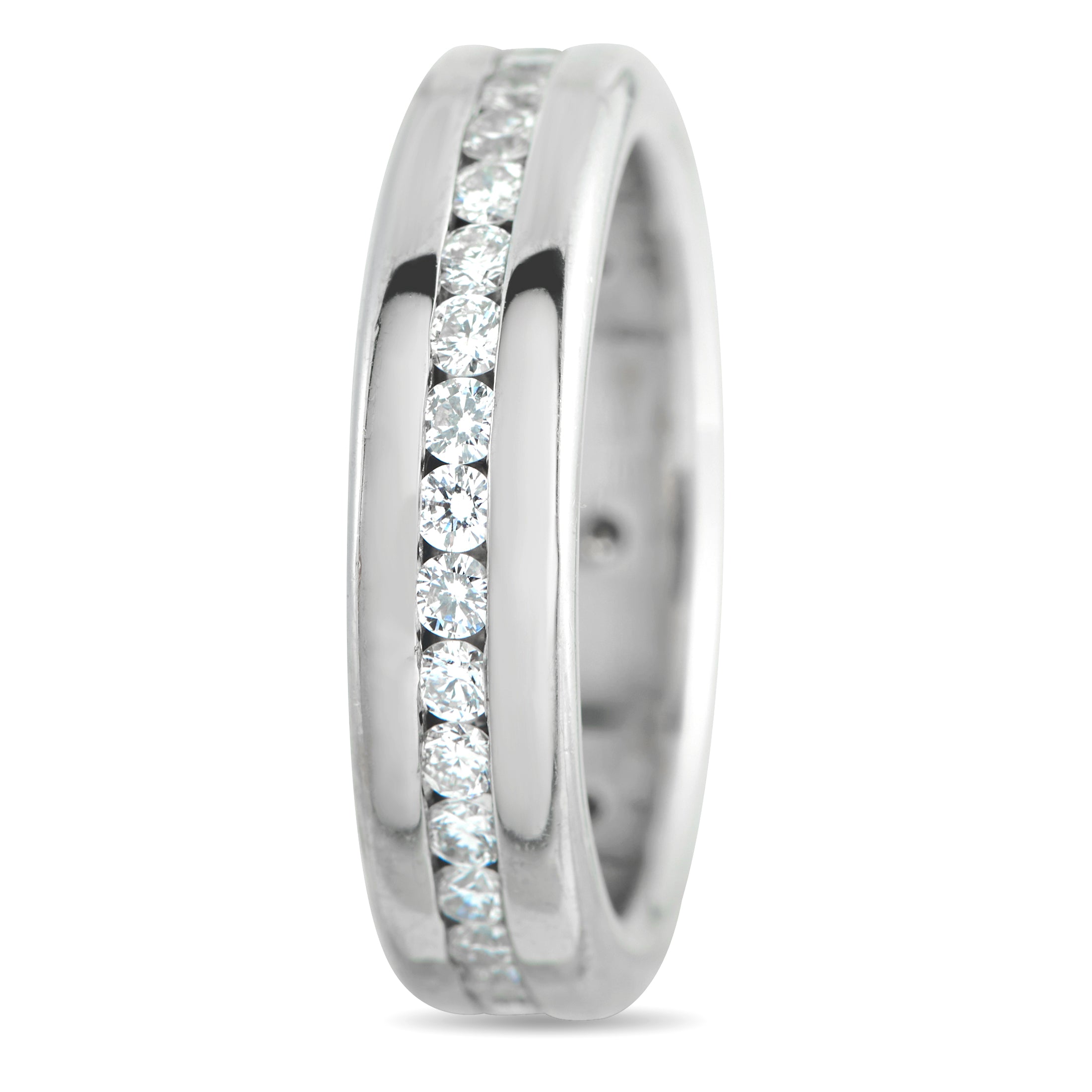 18K White Gold 0.75ct Diamond Eternity Band