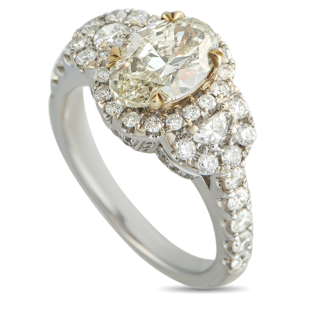 18K White Gold 2.70ct Diamond Ring