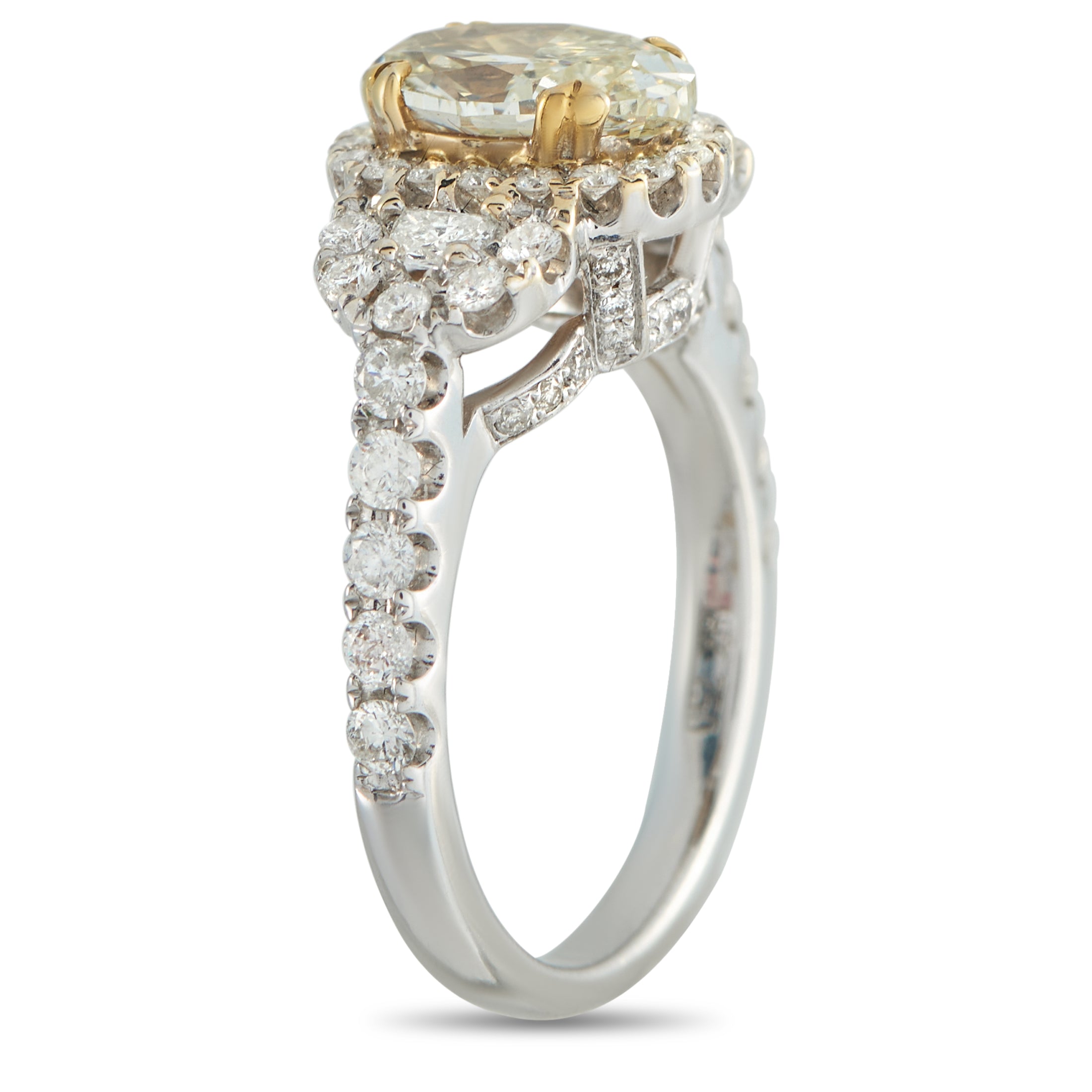 18K White Gold 2.70ct Diamond Ring