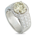 18K White Gold 4.61ct Diamond Ring