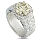 18K White Gold 4.61ct Diamond Ring