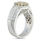 18K White Gold 4.61ct Diamond Ring