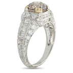 18K White Gold 3.14ct Diamond Ring