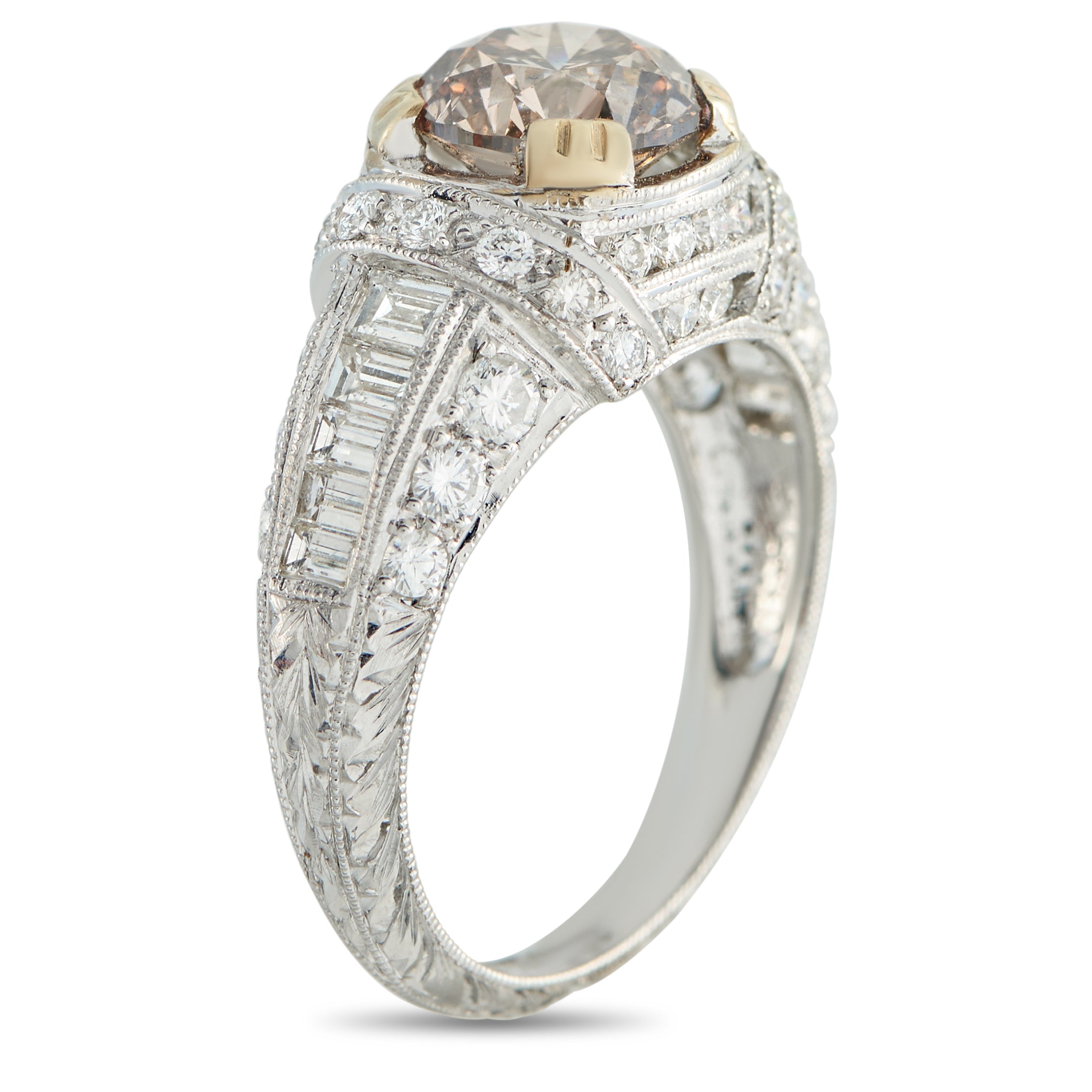 18K White Gold 3.14ct Diamond Ring