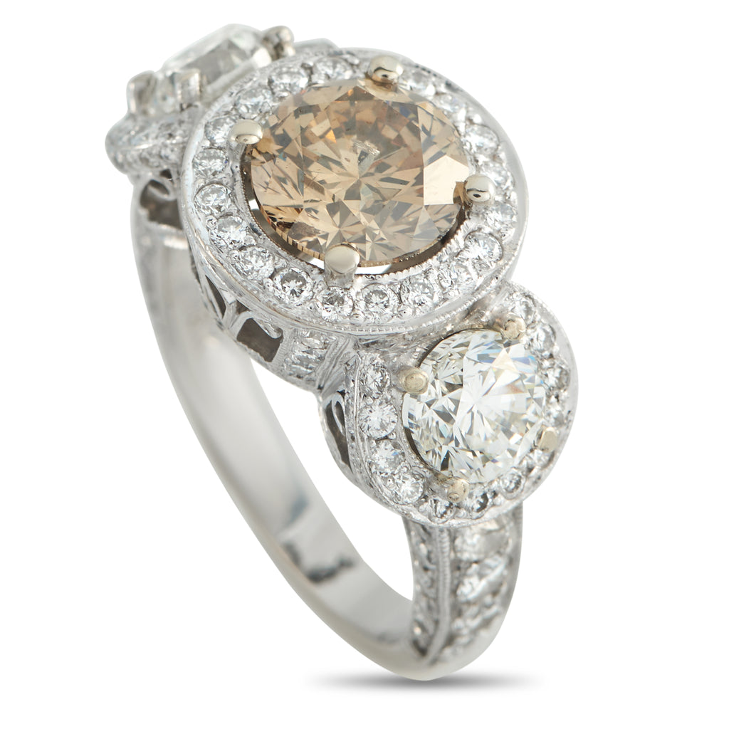 18K White Gold 4.51ct Diamond Ring