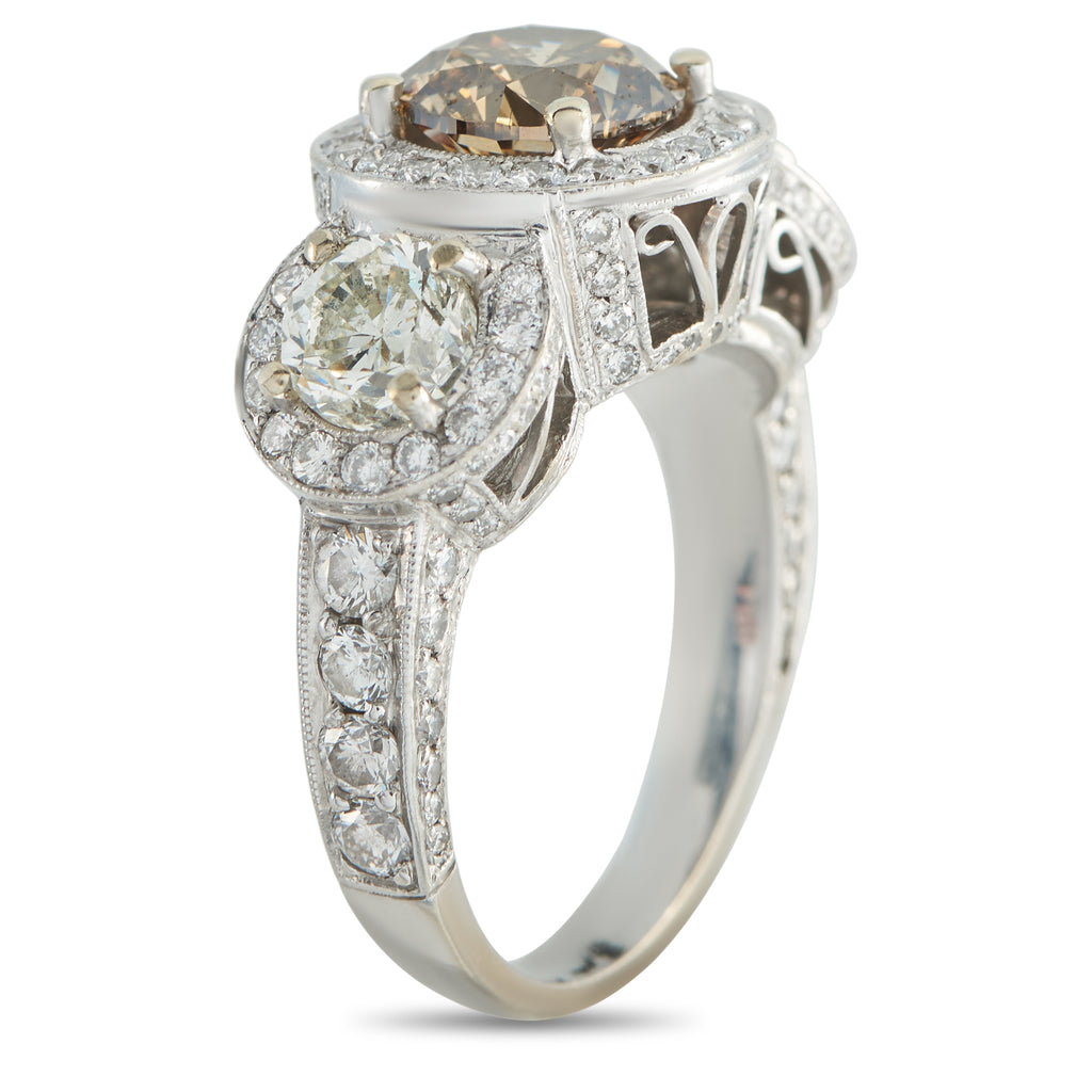 18K White Gold 4.51ct Diamond Ring