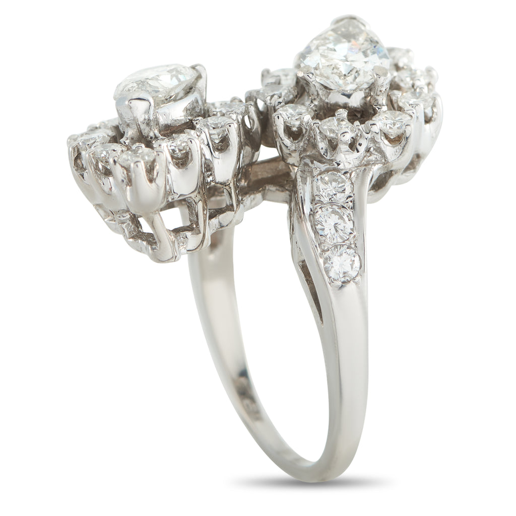 18K White Gold 2.64ct Diamond Ring